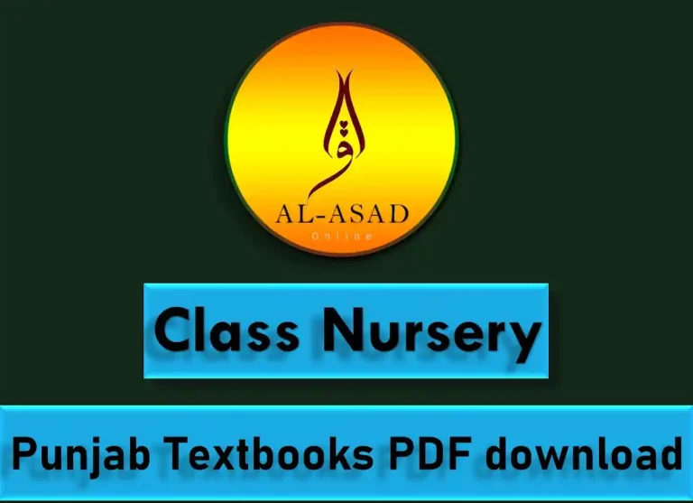 Punjab Board Books Download, PDF Books, Free ebooks PDF, PTCB Punjab, Punjab Education Department, Educational Books, Class Nursery
