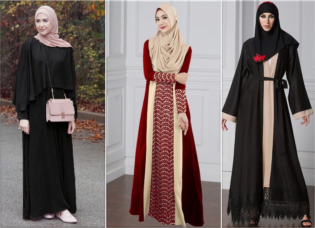 Buy Women Front Open Abaya Jilbabs - Quran Mualim