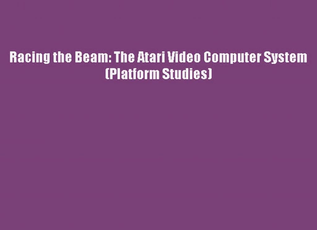 the beam book, atari computer system, computer race, i beam computer, media beam, raced, video computer system by atari, the beam book, atari 2600 video computer system, atari vcs gameplay, book racing, first atari system