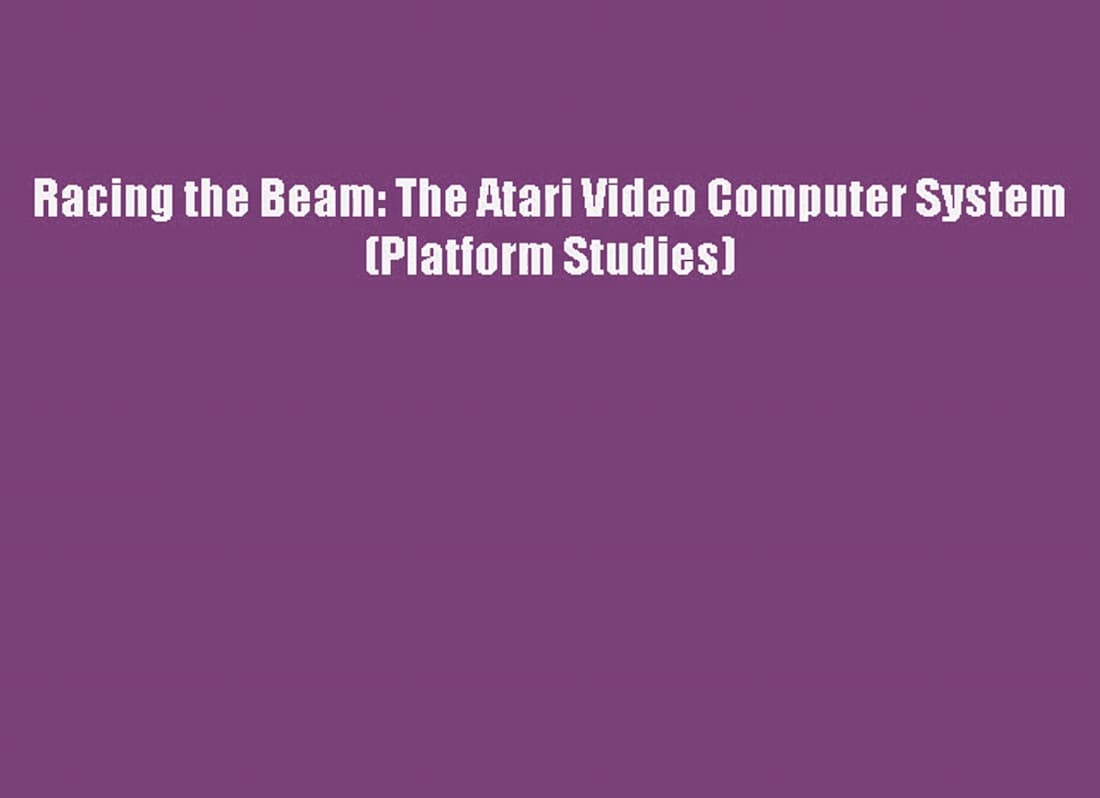 the beam book, atari computer system, computer race, i beam computer, media beam, raced, video computer system by atari, the beam book, atari 2600 video computer system, atari vcs gameplay, book racing, first atari system