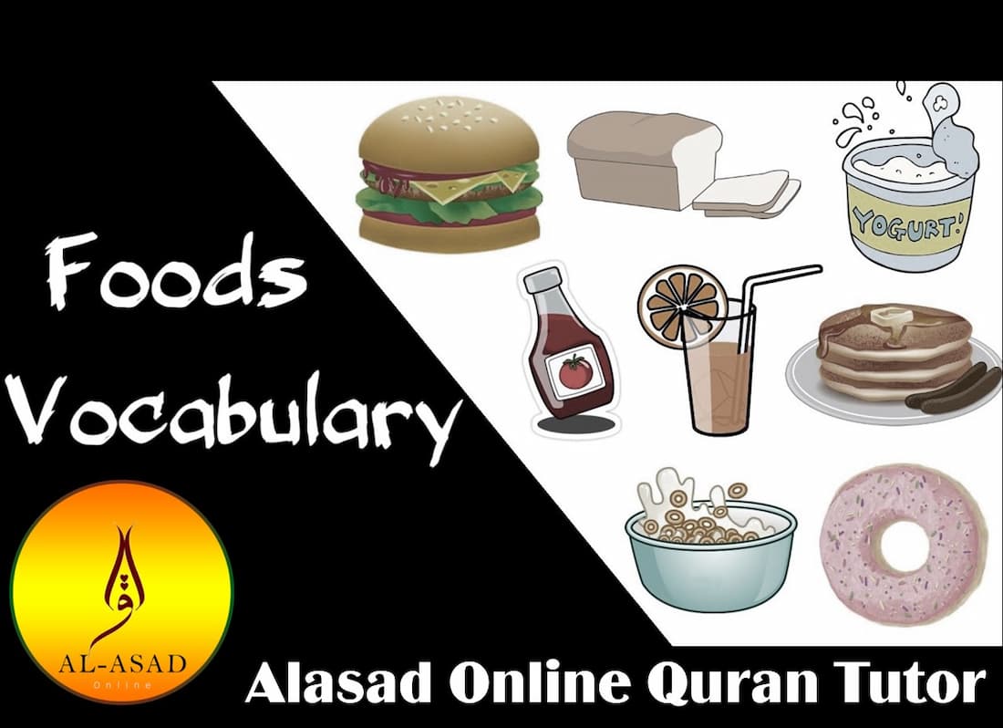 Arabic Food (مفردات الطعام) Food Vocabulary Word List Quran Mualim