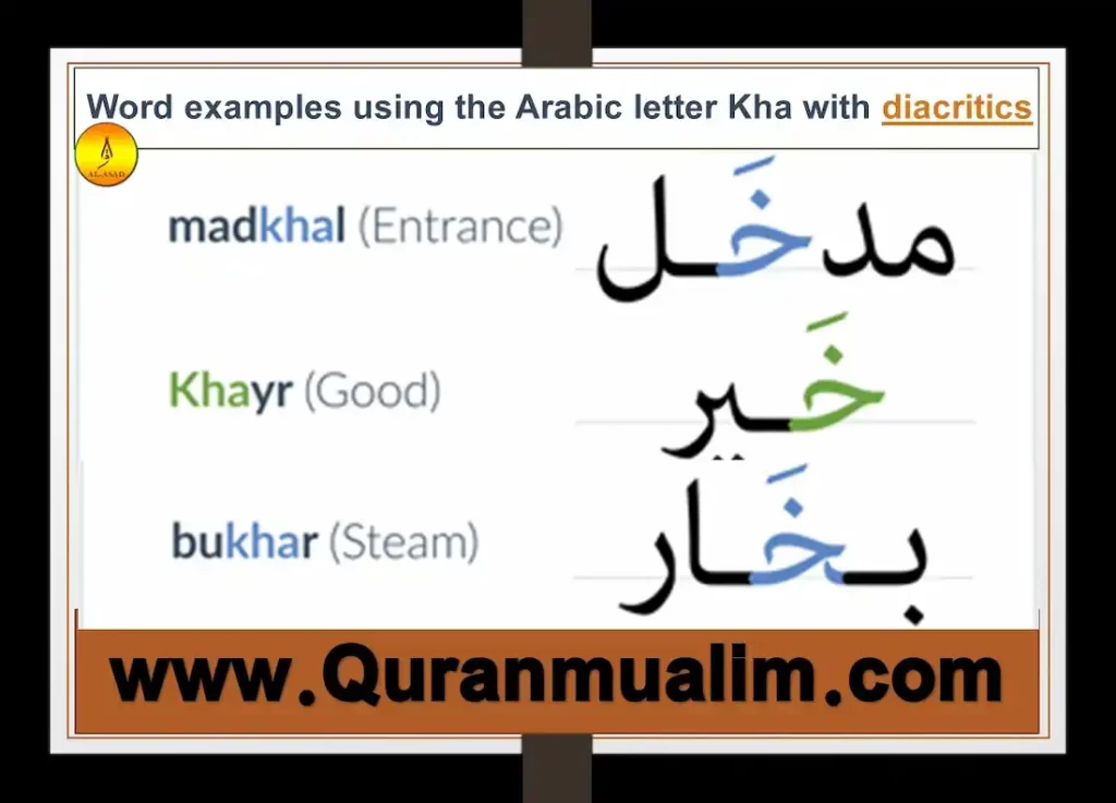 arabic kha, arabic letter kha, how to pronounce kha in arabic, how to write jazakallah khair in arabic	what does khair mean in arabic, arabic letter kha	 خ, arabic kh, arabic ha, arabic letter haa