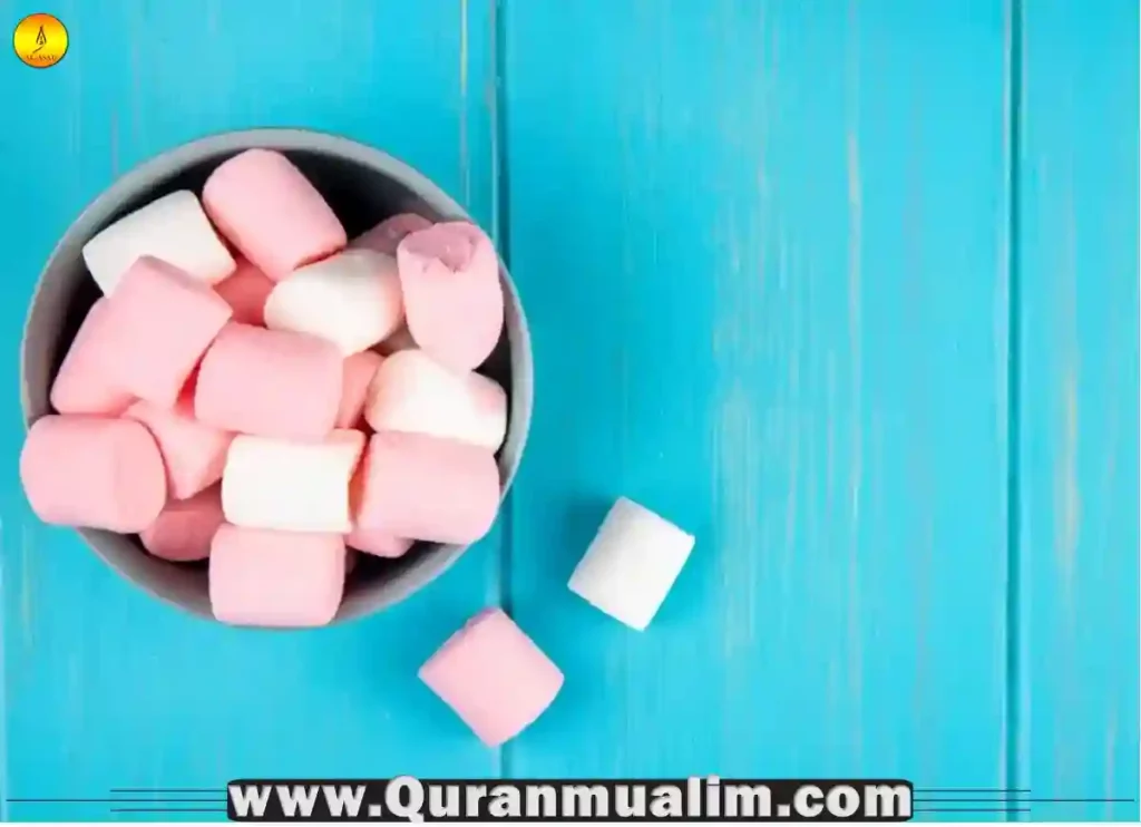 are marshmallows halal, are jet puffed marshmallows halal,are there halal marshmallows, what is marshmallow made of, halal marshmallows ,what can muslims not eat, what can muslims not eat,do muslims eat beef