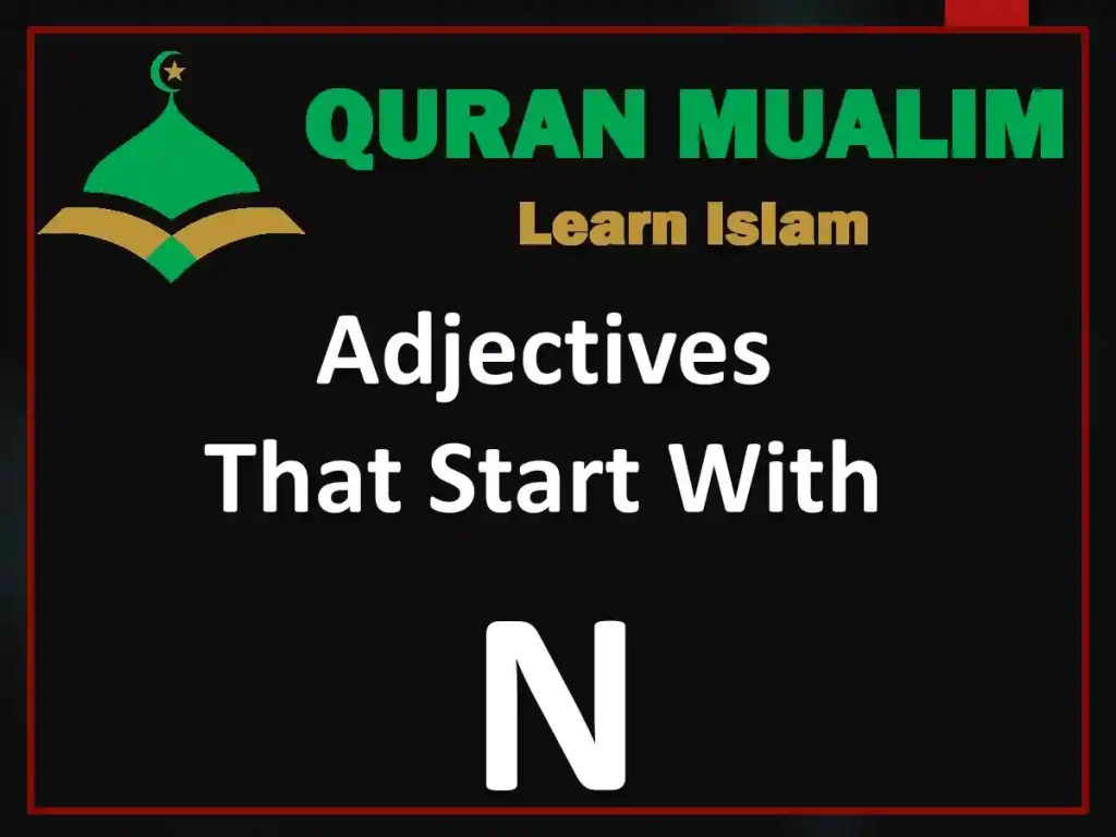 adjectives that start with n to describe a person ,nice adjectives that start with n ,adjectives in spanish that start with n, adjectives to describe a person that start with n 