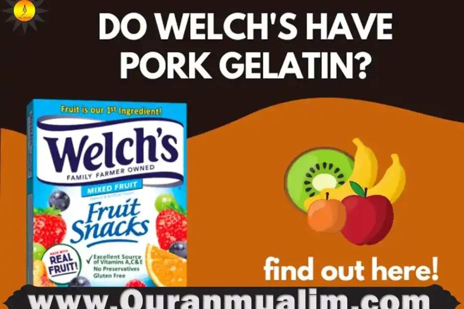 Is Welch's Fruit Snacks Halal? Facts 2023 Quran Mualim