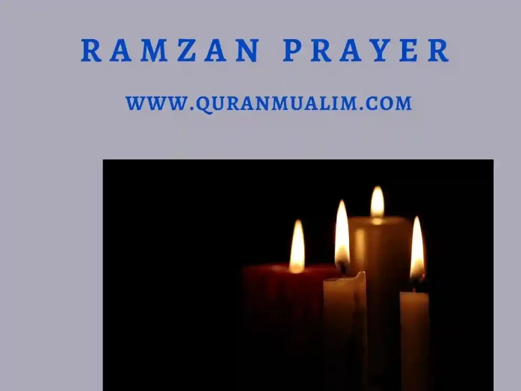 Ramzan Prayers into The Early Hours, Ramadan, Beliefs
