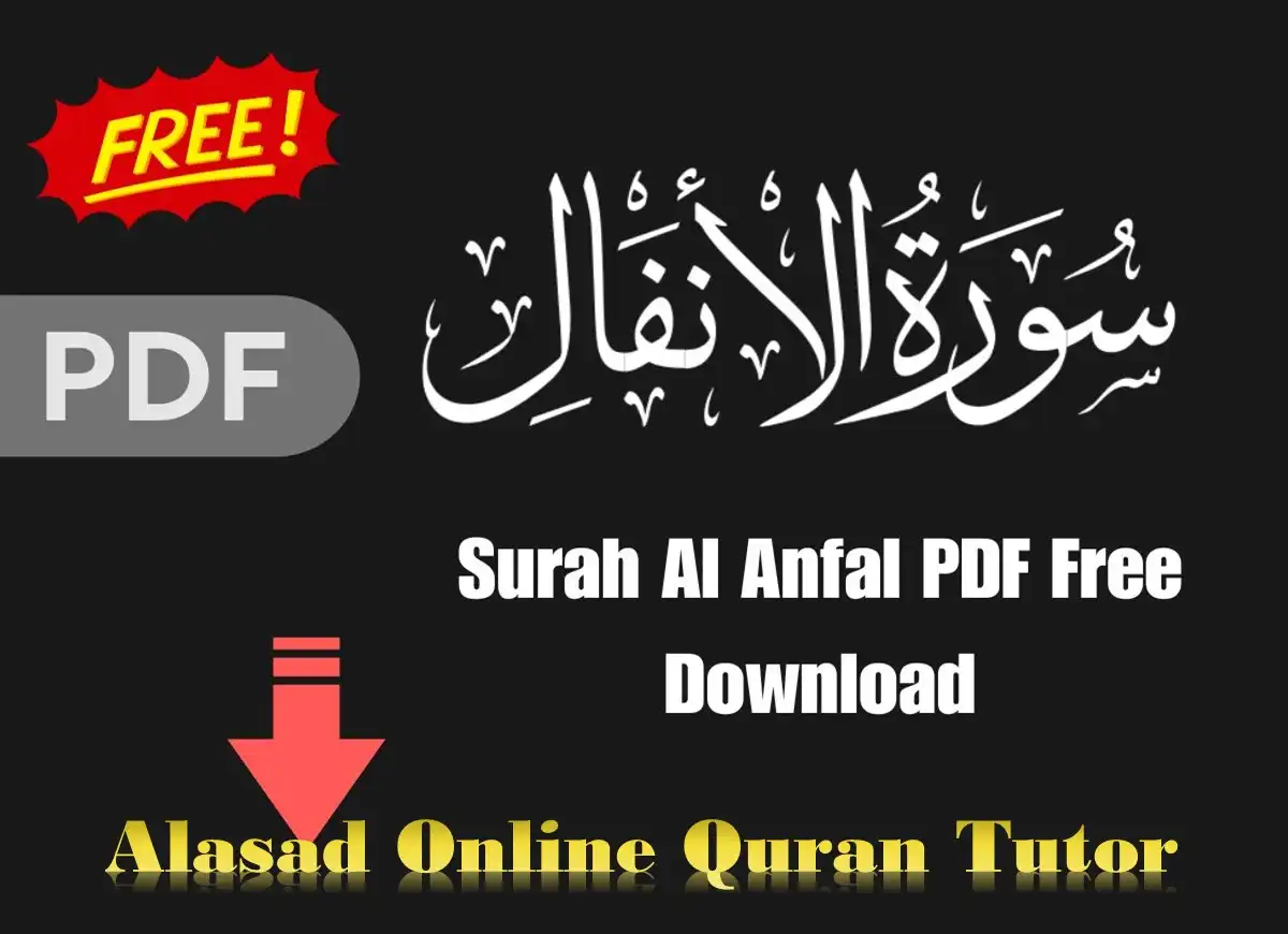 Surah Anfal PDF With English, Arabic & Urdu Translation, Quran, Quran Surahs, Quran Juz, Surah PDF