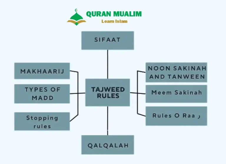 A Quick Guide To Quran Tajweed Rules, Quran, Quran WBW, Quran Tutor, Arabic, Root Words, Tajweed, Qaida, Noorani Qaida, Arabic Qaida, Arabic Alphabets, Arabic letters