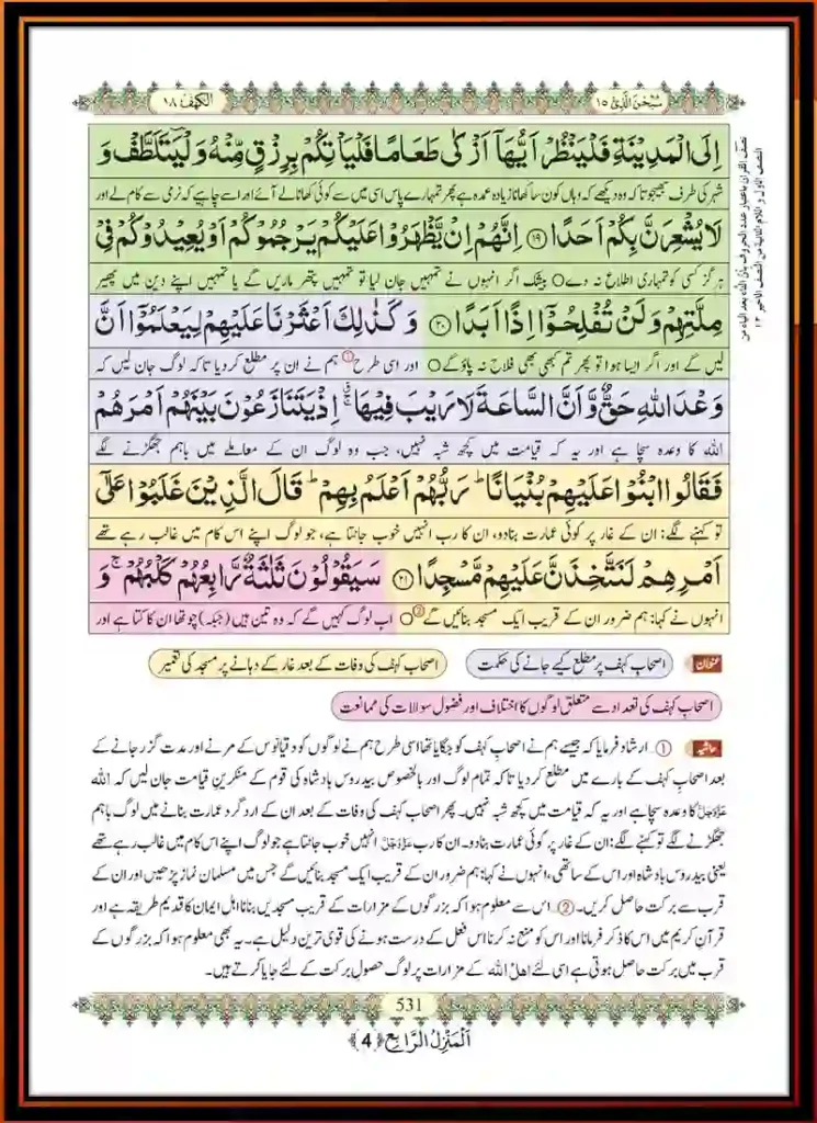 Surah Kahf Tarjuma in Urdu – Read Online & Download, Quran, Quran juz, Quran Surahs, Surah Kahf, Surah PDF