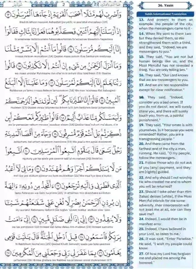 Surah Yaseen Transliteration PDF Download, Quran Juz, Quran Surahs, Surah PDF, Surah Yaseen