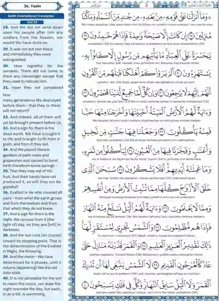 Surah Yaseen Transliteration PDF Download, Quran Juz, Quran Surahs, Surah PDF, Surah Yaseen