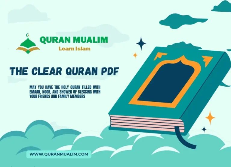 The Clear Quran PDF Free Download, Quran, Quran Arabic Text, House of Quran, Holy Quran PDF, Quran Download