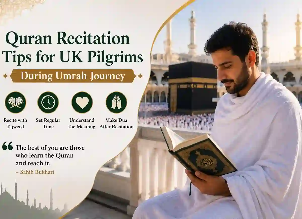 Quran Recitation Tips for UK Pilgrims During Umrah Journey