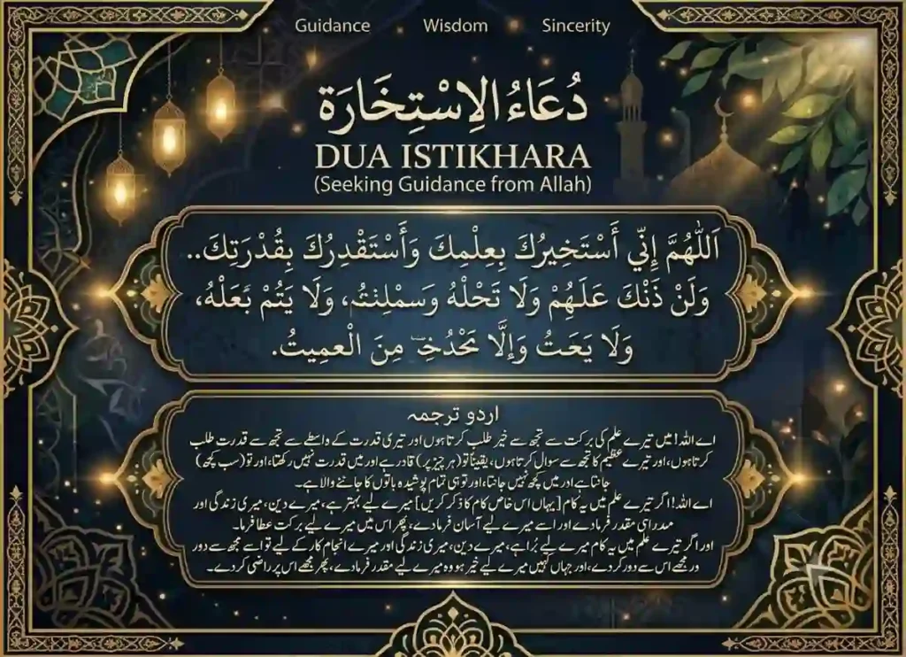 A Guide To Dua Istikhara With English Translation
