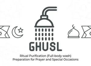 Ghusl Steps: A Complete Guide For Men and Women , Islam, Islamic Creed, Islamic Law, Quran, Sunnah, Ghusl