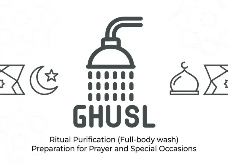 Ghusl Steps: A Complete Guide For Men and Women , Islam, Islamic Creed, Islamic Law, Quran, Sunnah, Ghusl