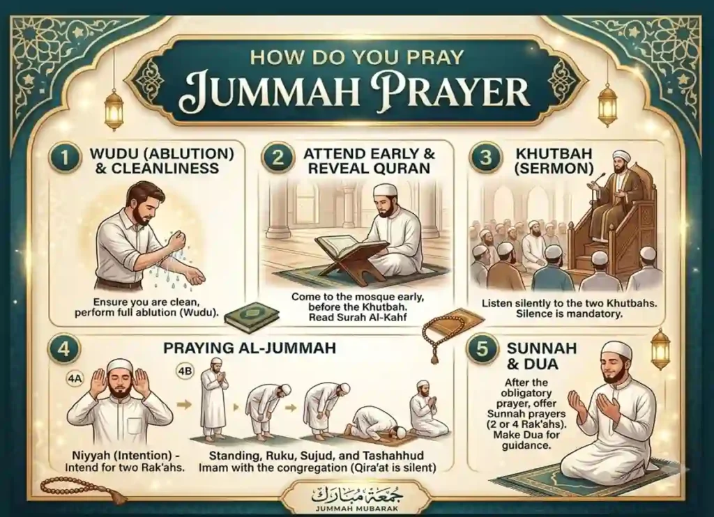 How Do You Pray Jummah Prayer Step-by-Step? , Beliefs, Dua, Faith, Namaz, Pillar of Islam, Prayer, Salat, Friday Prayer 