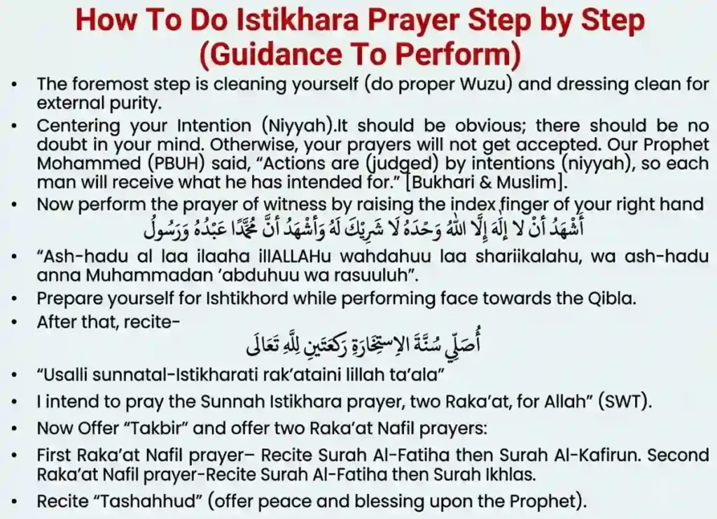 How To Do Istikhara: Step-by-Step Guide For Beginners , Azkar, Beautiful Dua, Dua, Dua e Istikhara, Dua in Arabic, Quranic Duain, Supplications 