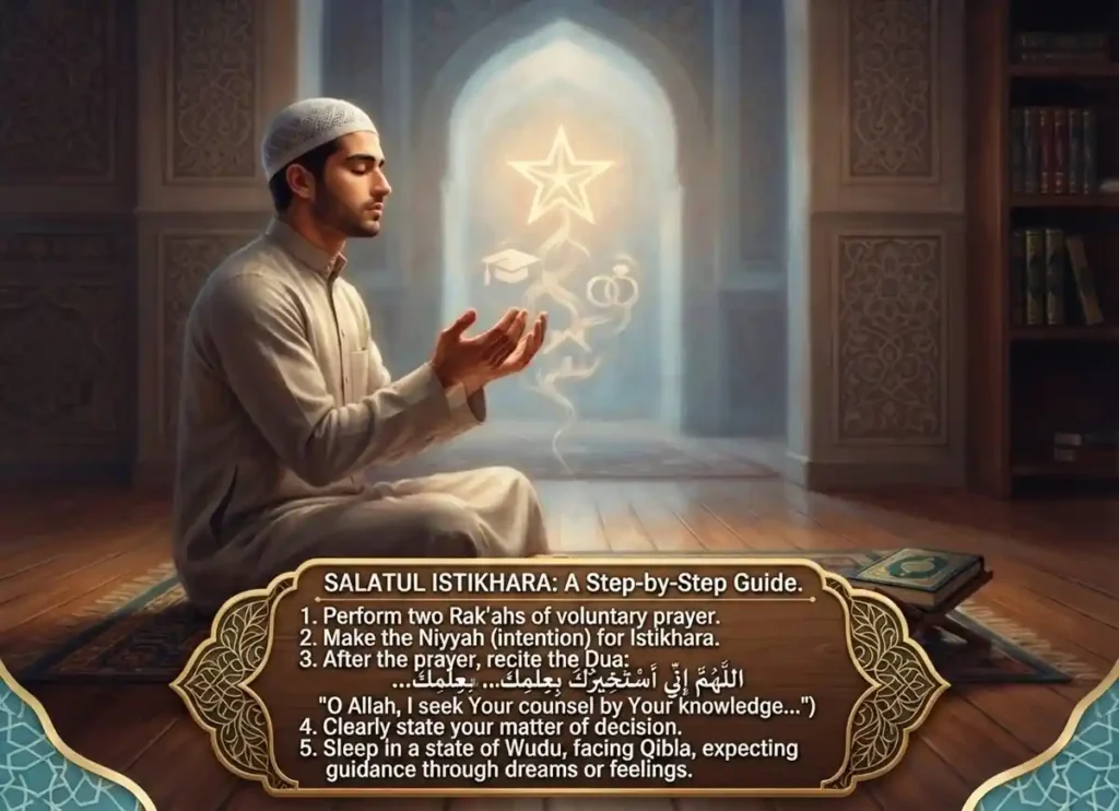 How To Perform Salatul Istikhara For Right Decision , Azkar, Beautiful Dua, Dua, Dua e Istikhara, Dua in Arabic, Quranic Duain, Supplications 