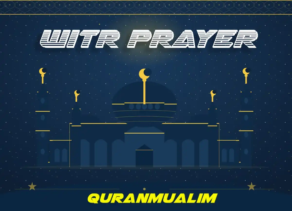 How To Pray 3 Rak'ahs of Witr Prayer (Hanafi Method) , Namaz, Salat, Dua, Pillar of Islam, Muslim Praying, Witr, Prayer Times