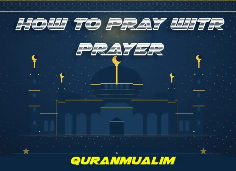 How To Pray Witr Prayer Correctly? - Learn Islam , Namaz, Salat, Dua, Pillar of Islam, Muslim Praying, Witr, Prayer Times