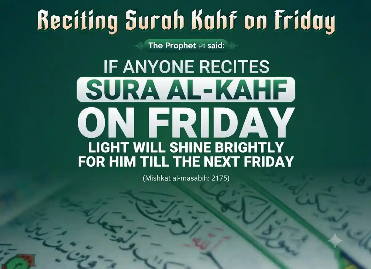 Best Time To Read Kahf Surah Friday - learn Islam , Quran, Quran Juz, Quran Surahs, Surah Kahf, Surah PDF