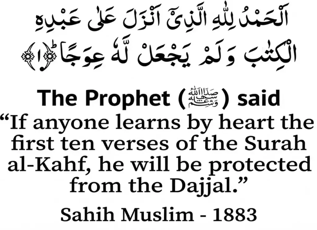 Surah Al Kahf First 10 Verses , Quran, Quran Juz, Quran Surahs, Surah Kahf, Surah PDF 