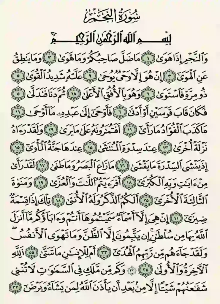 Surah Najm Transliteration and Translation, Holy Quran PDF, Quran, Quran Download, Quran Juz, Quran Surahs
